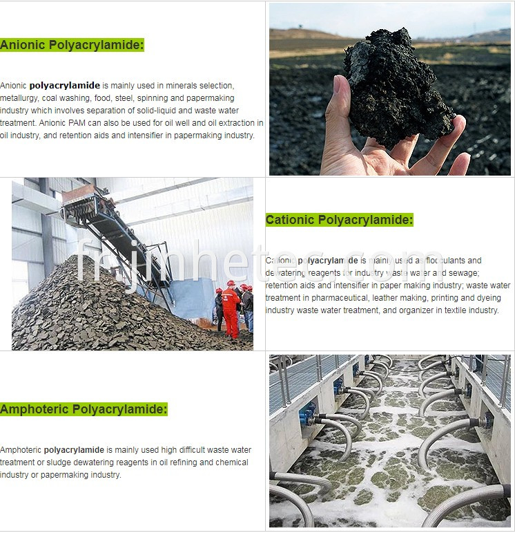 Efficient Anionic And Cation PAM Flocculants